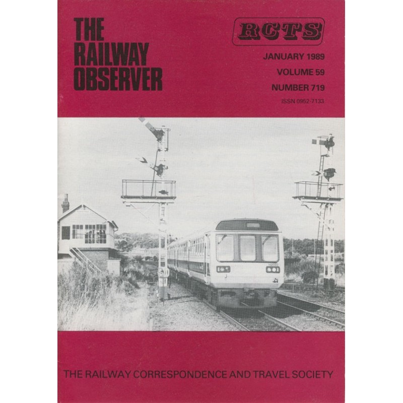 Railway Observer volume 1989