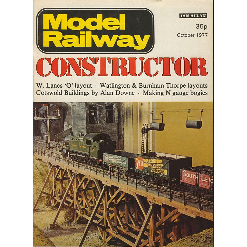 Model Railway Constructor 1977 October Model Railway Constructor 1977 October