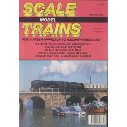 Scale Model Trains 1992 February