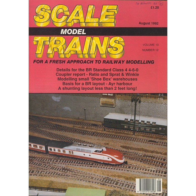 Scale Model Trains 1992 August
