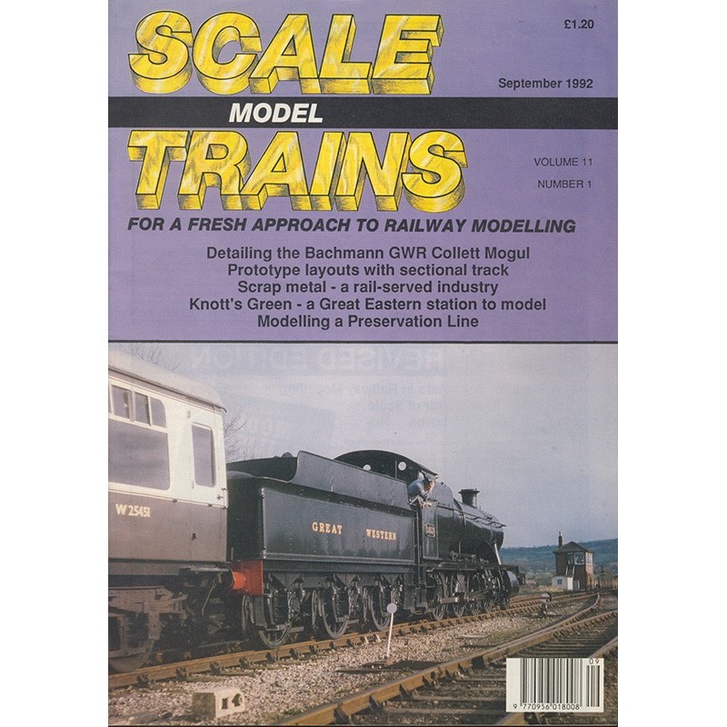 Scale Model Trains 1992 September