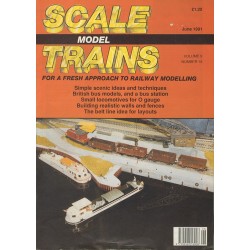 Scale Model Trains 1991 June