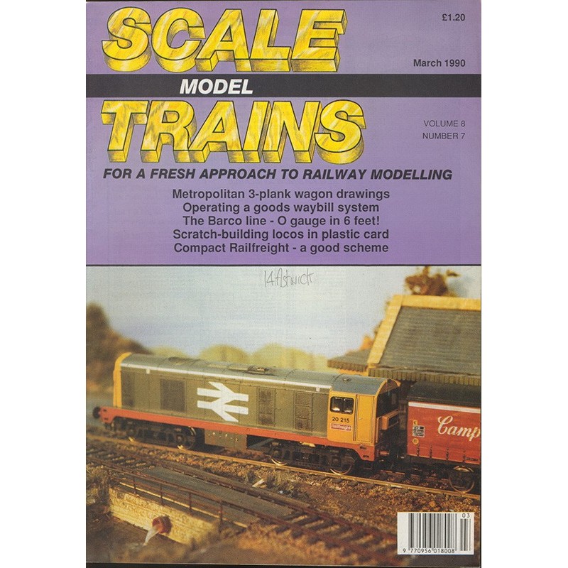 Scale Model Trains 1990 March