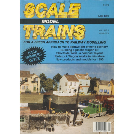 Scale Model Trains 1990 April
