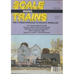 Scale Model Trains 1992 March