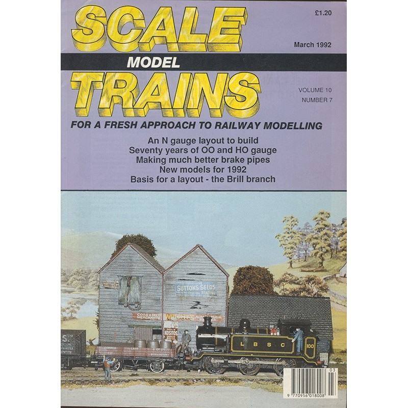 Scale Model Trains 1992 March
