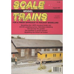 Scale Model Trains 1991 August