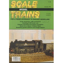 Scale Model Trains 1991 January
