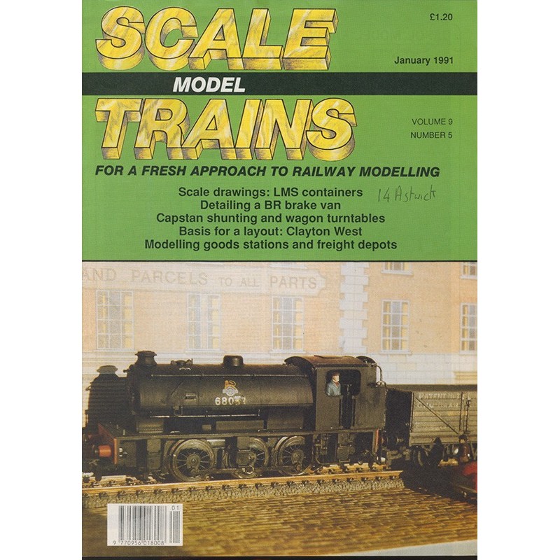 Scale Model Trains 1991 January