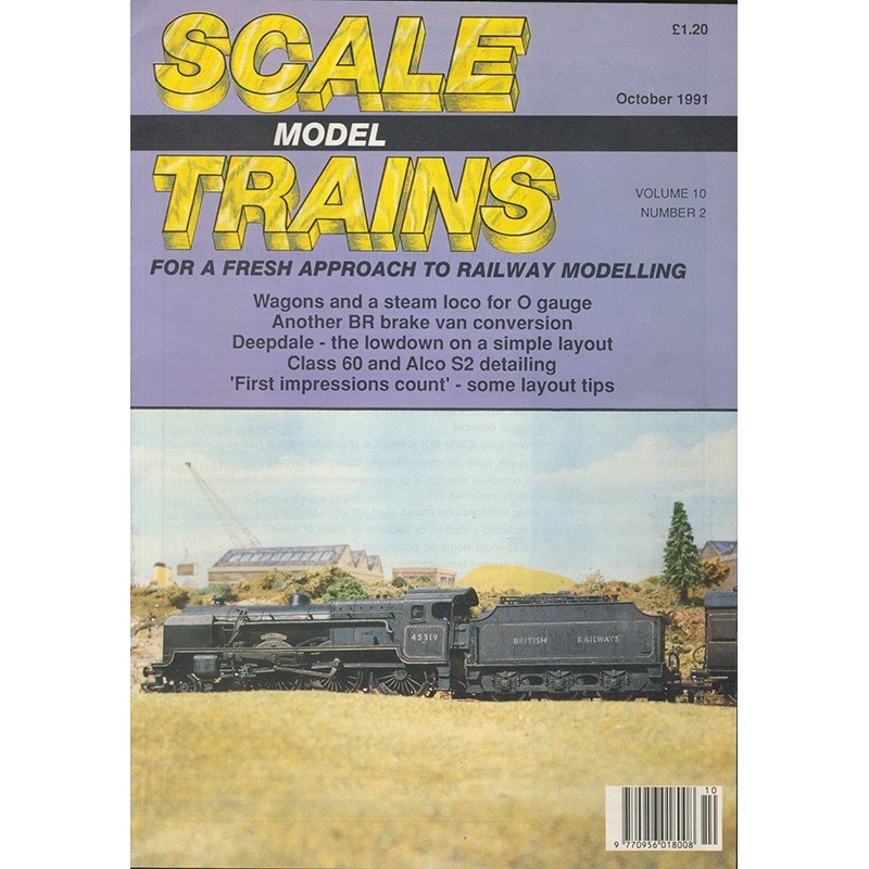 Scale Model Trains 1991 October