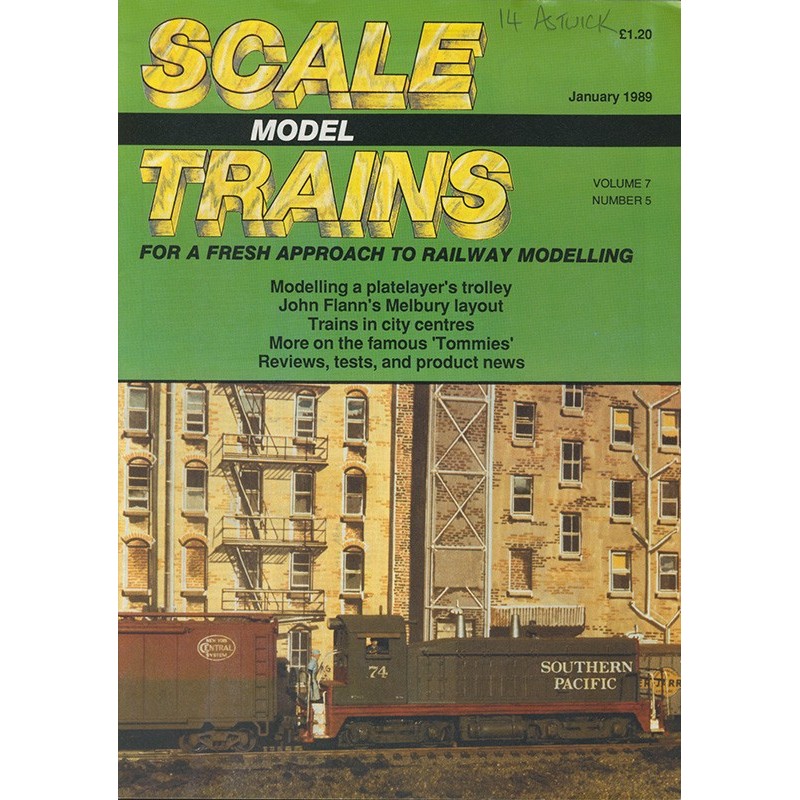 Scale Model Trains 1989 January