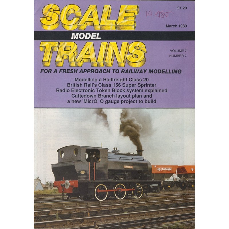 Scale Model Trains 1989 March