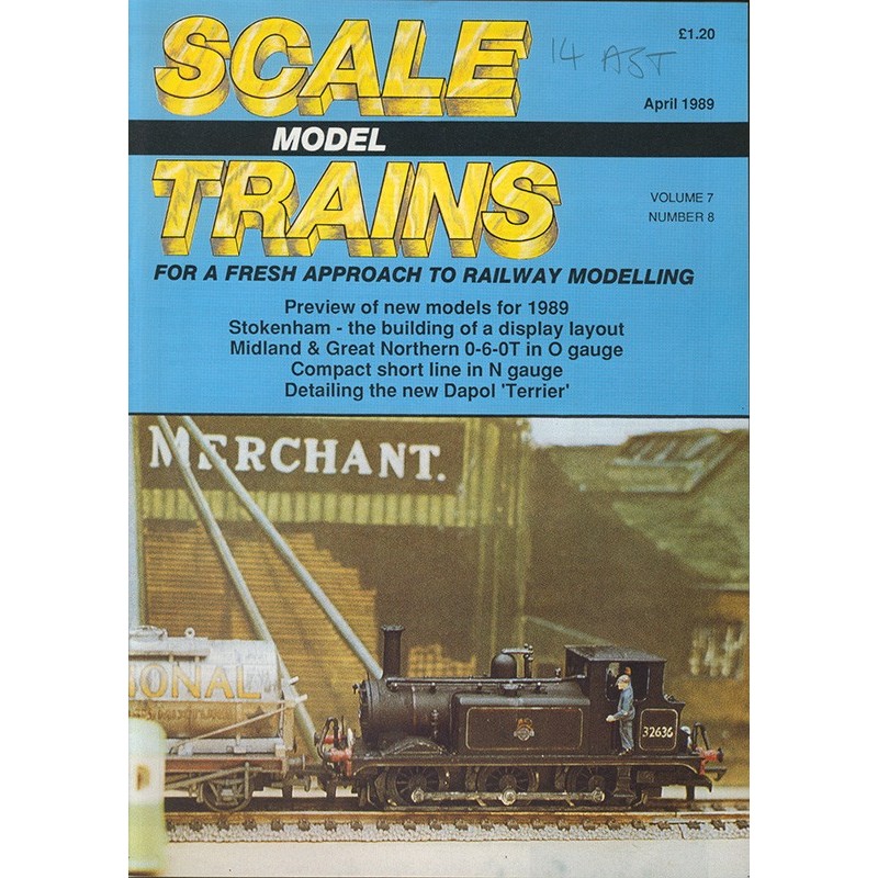 Scale Model Trains 1989 April