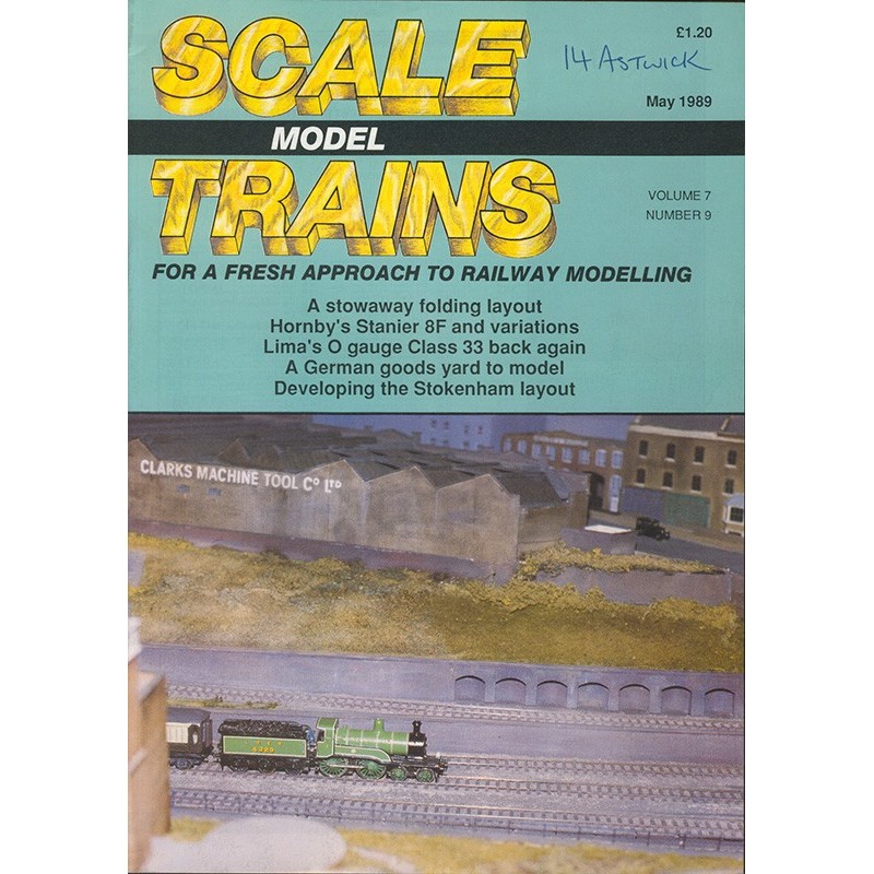 Scale Model Trains 1989 May