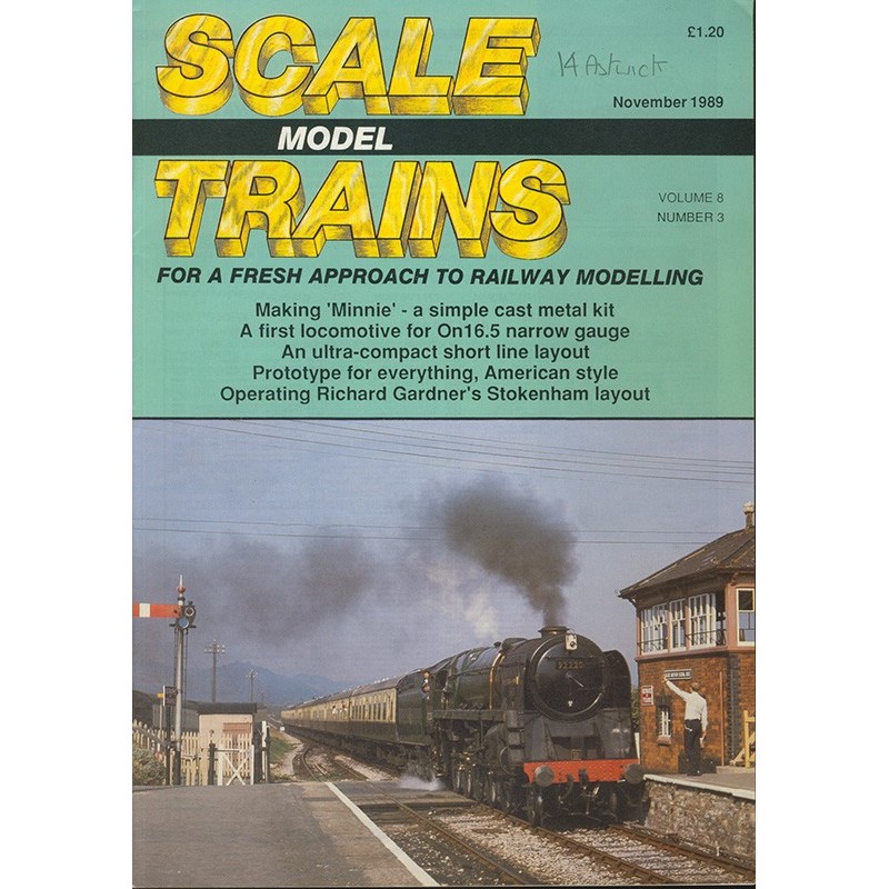Scale Model Trains 1989 November