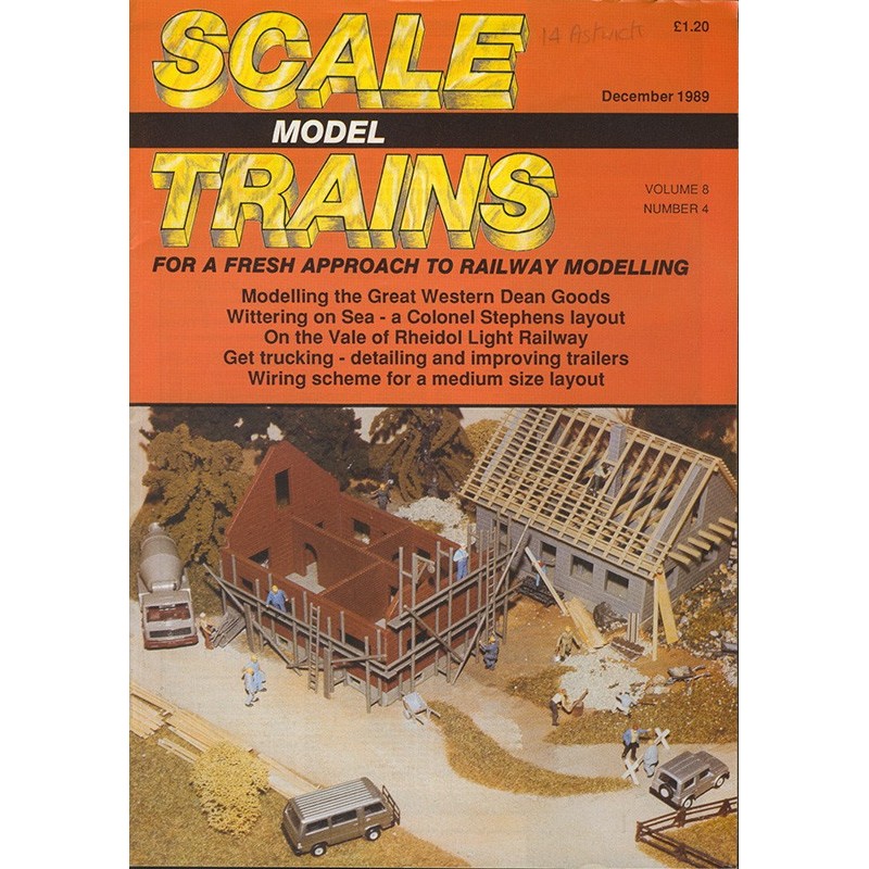 Scale Model Trains 1989 December