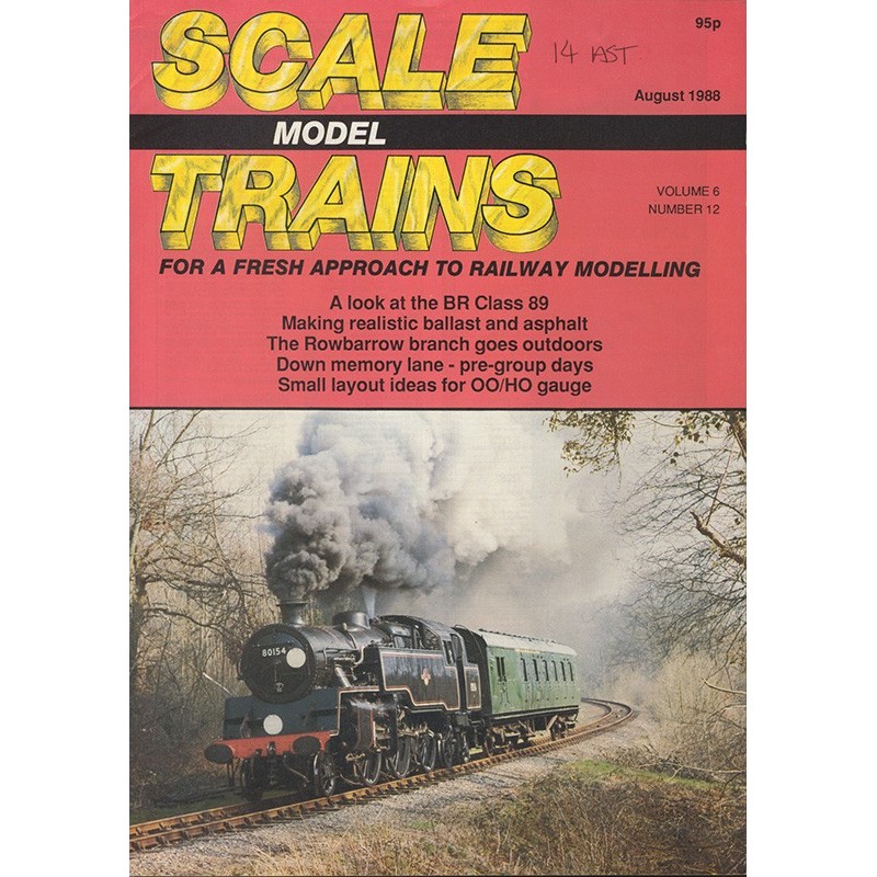 Scale Model Trains 1988 August