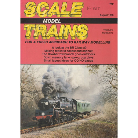 Scale Model Trains 1988 August