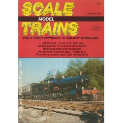 Scale Model Trains 1988 February