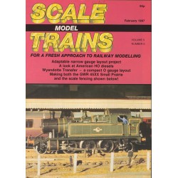 Scale Model Trains 1987 February