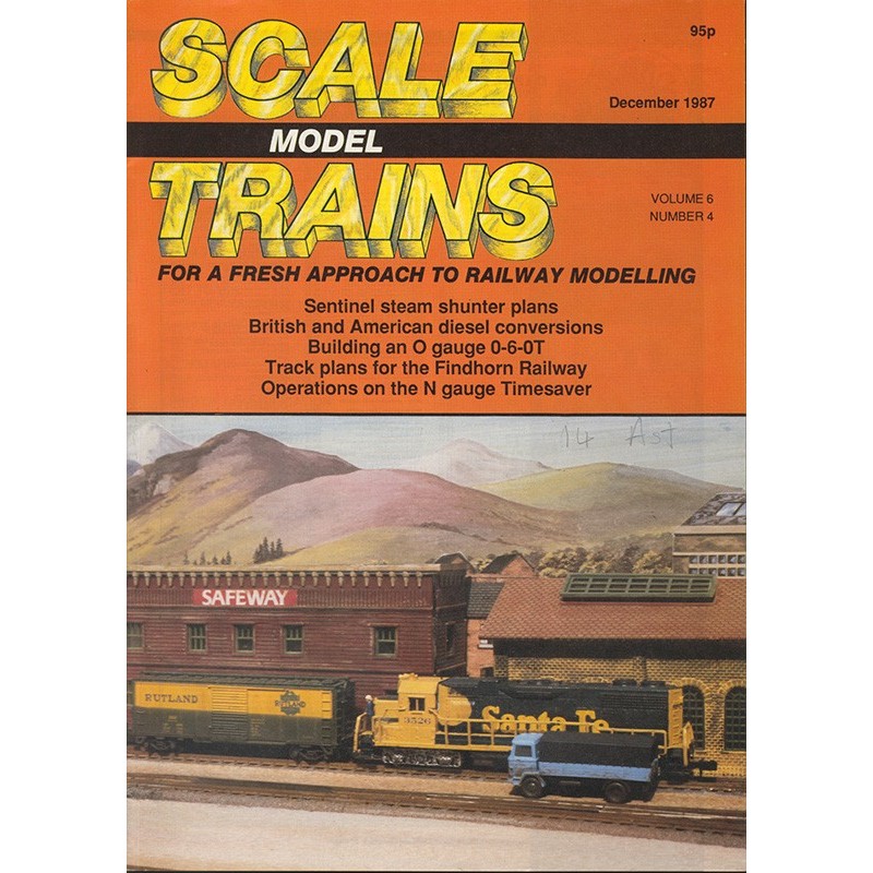 Scale Model Trains 1987 December
