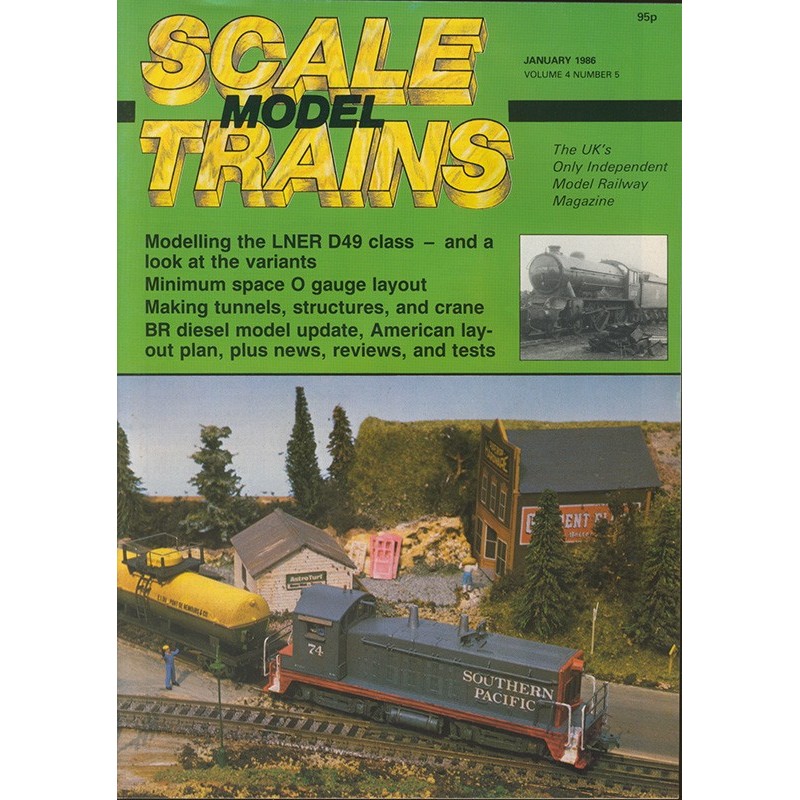 Scale Model Trains 1986 January