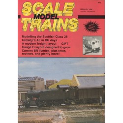 Scale Model Trains 1986 February
