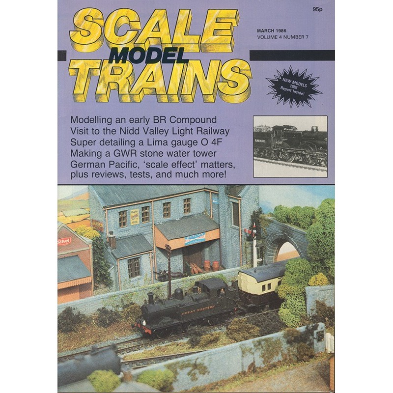Scale Model Trains 1986 March