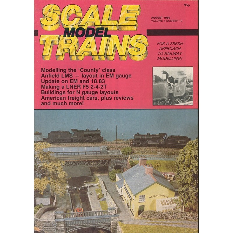 Scale Model Trains 1986 August