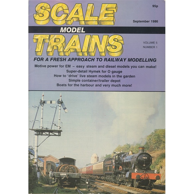 Scale Model Trains 1986 September
