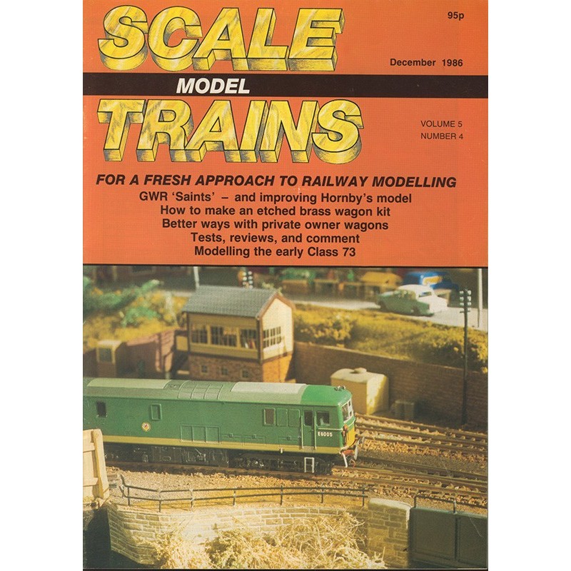 Scale Model Trains 1986 December