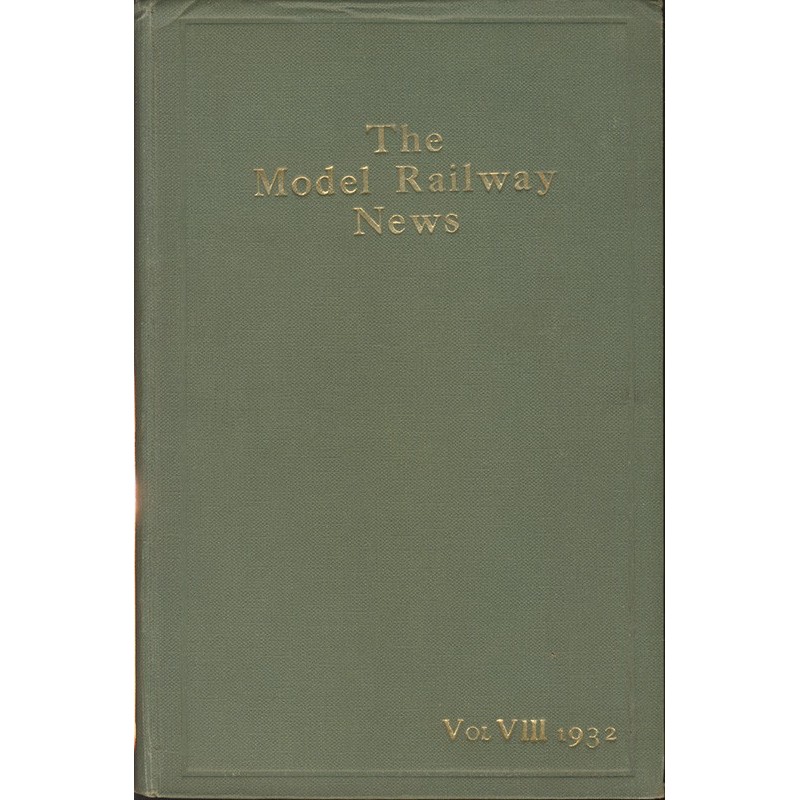 Model Railway News 1932 Bound Volume