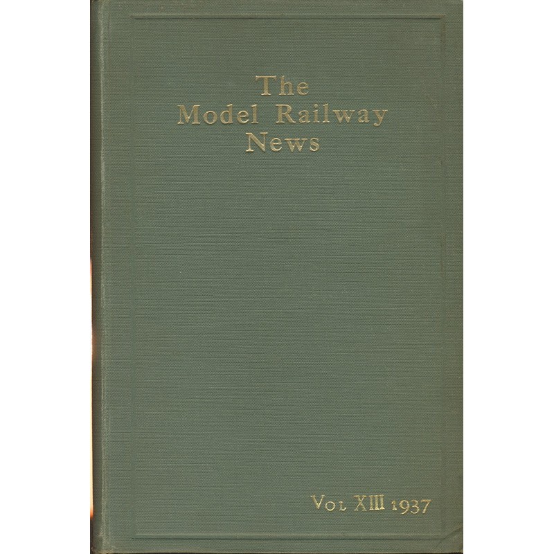 Model Railway News 1937 Bound Volume