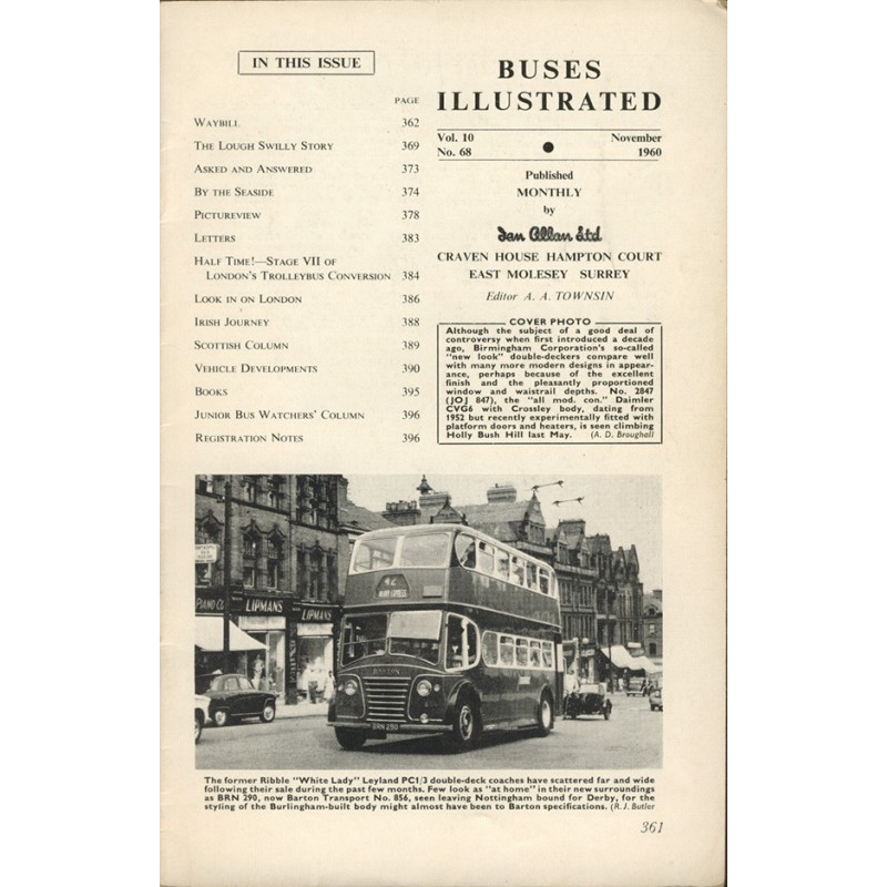 Buses Illustrated 1960 November