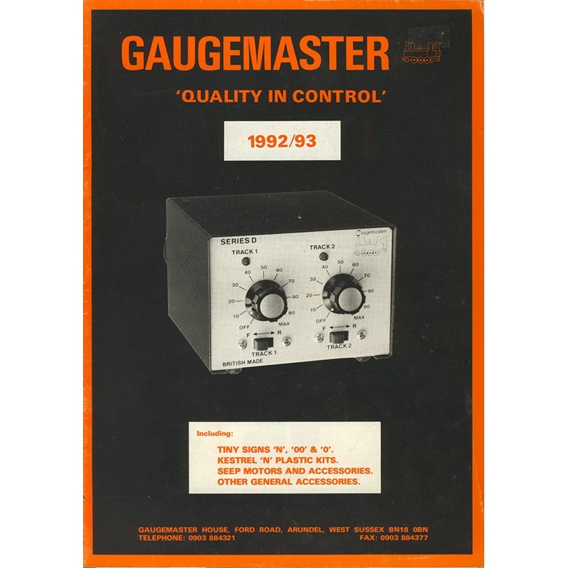 Gaugemaster Controls 1992/1993