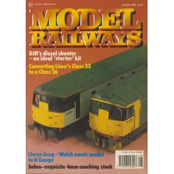 Model Railways 1989 August