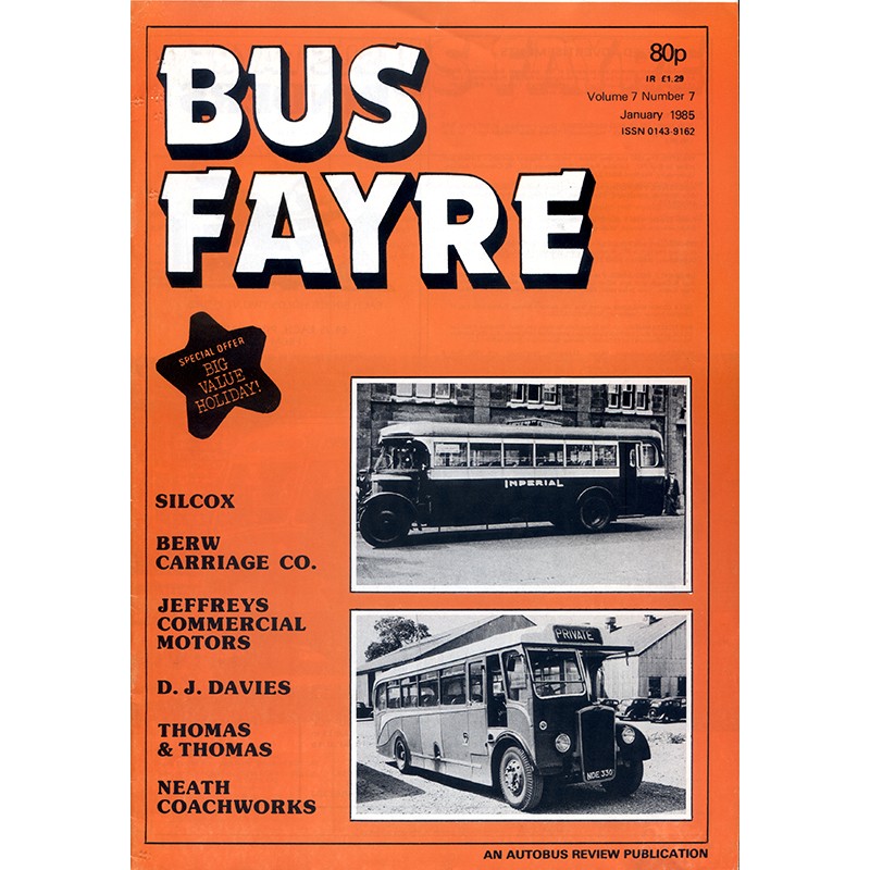 Bus Fayre 1985 January