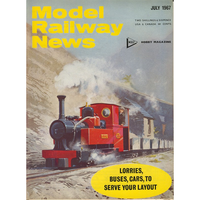 Model Railway News 1967 July Model Railway News 1967 July