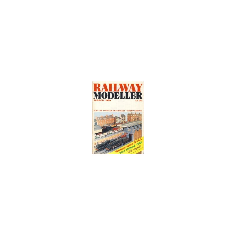 Railway Modeller 1989 March Railway Modeller 1989 March