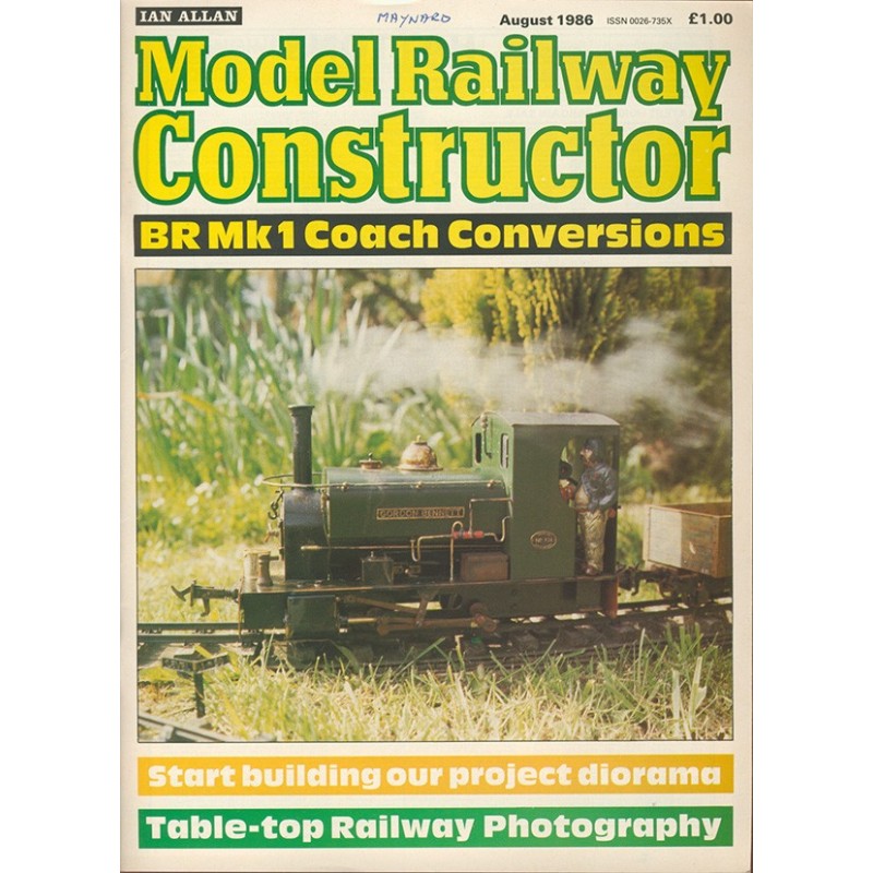 Model Railway Constructor 1986 August