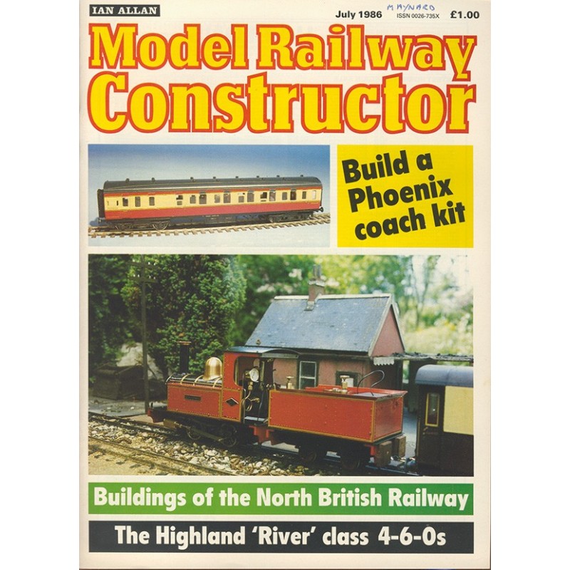 Model Railway Constructor 1986 July