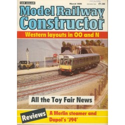 Model Railway Constructor 1986 March