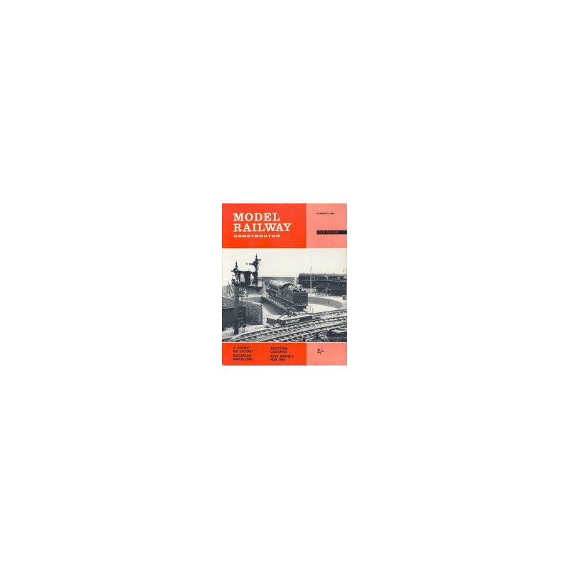Model Railway Constructor 1963 January Model Railway Constructor 1963 January