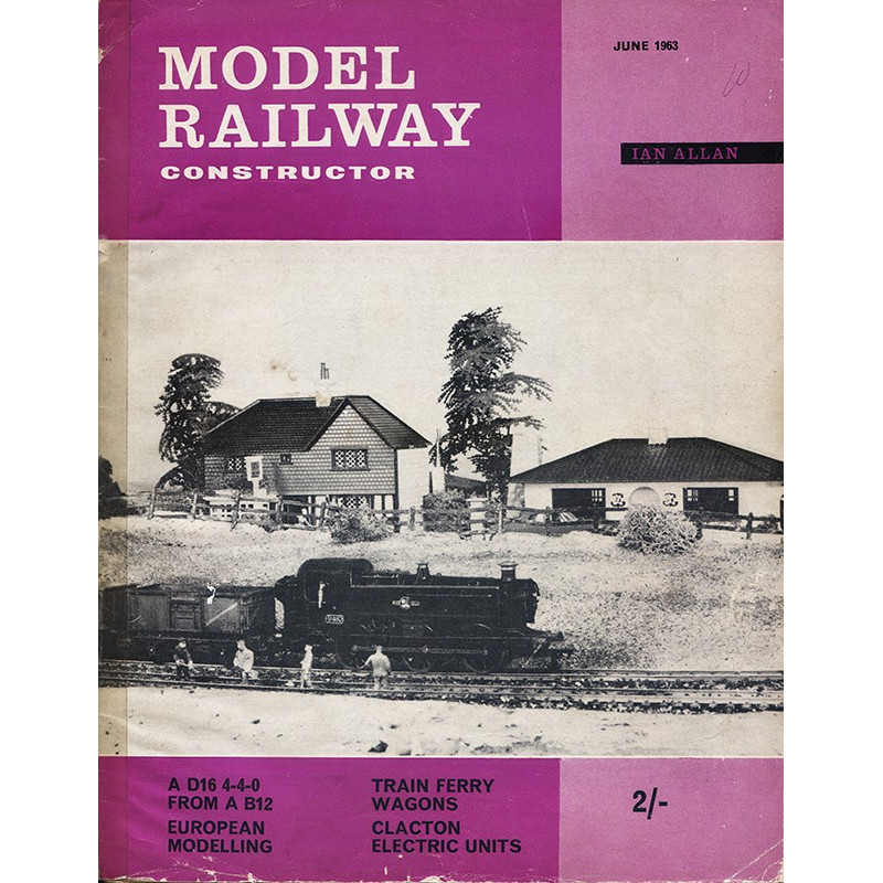 Model Railway Constructor 1963 June Model Railway Constructor 1963 June