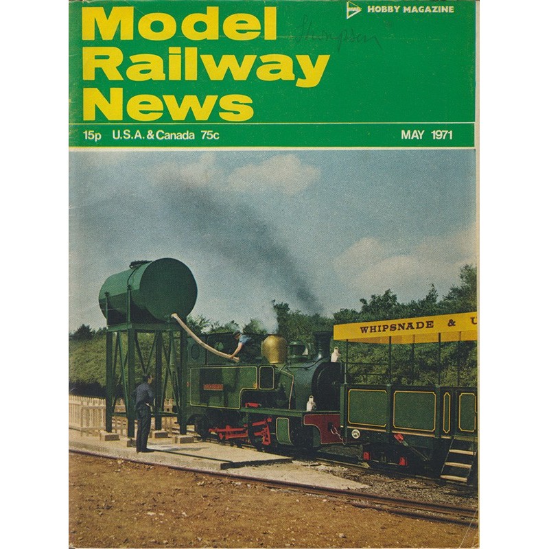 Model Railway News 1971 May