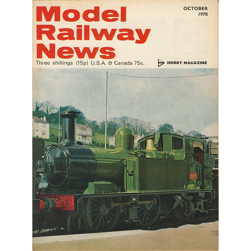 Model Railway News 1970 October Model Railway News 1970 October