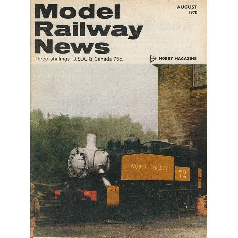 Model Railway News 1970 August Model Railway News 1970 August
