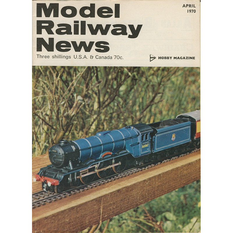 Model Railway News 1970 April Model Railway News 1970 April