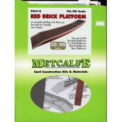 Metcalfe PO216 Red Brick Platform