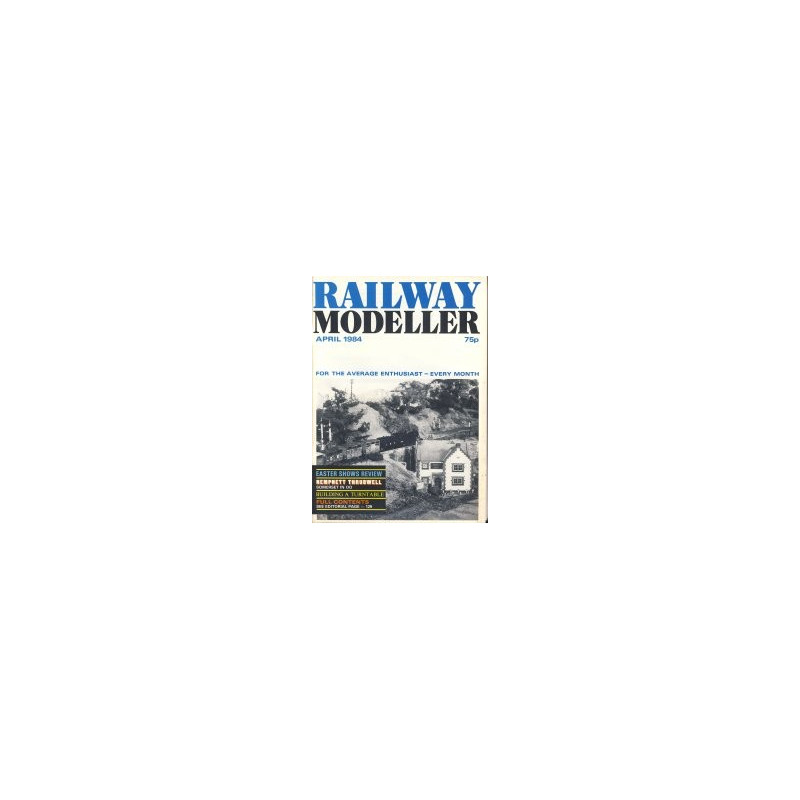 Railway Modeller 1984 April Railway Modeller 1984 April
